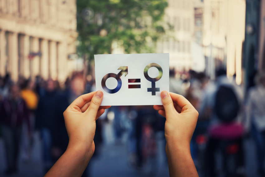 What can businesses do to promote gender equality?